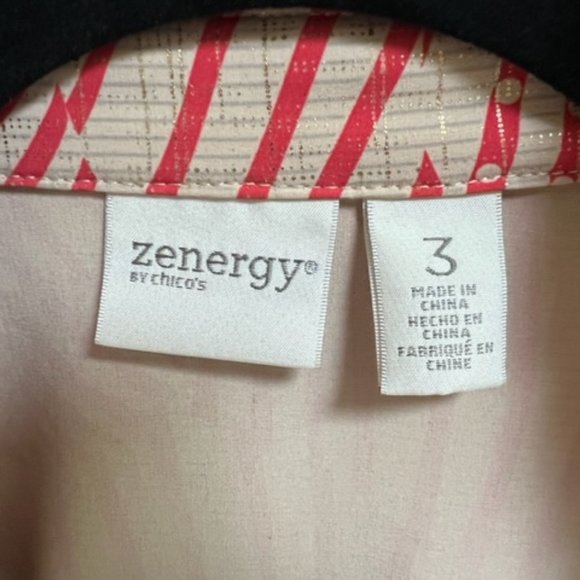 Chicos Zynergy Lightweight Jacket - Picture 4 of 7